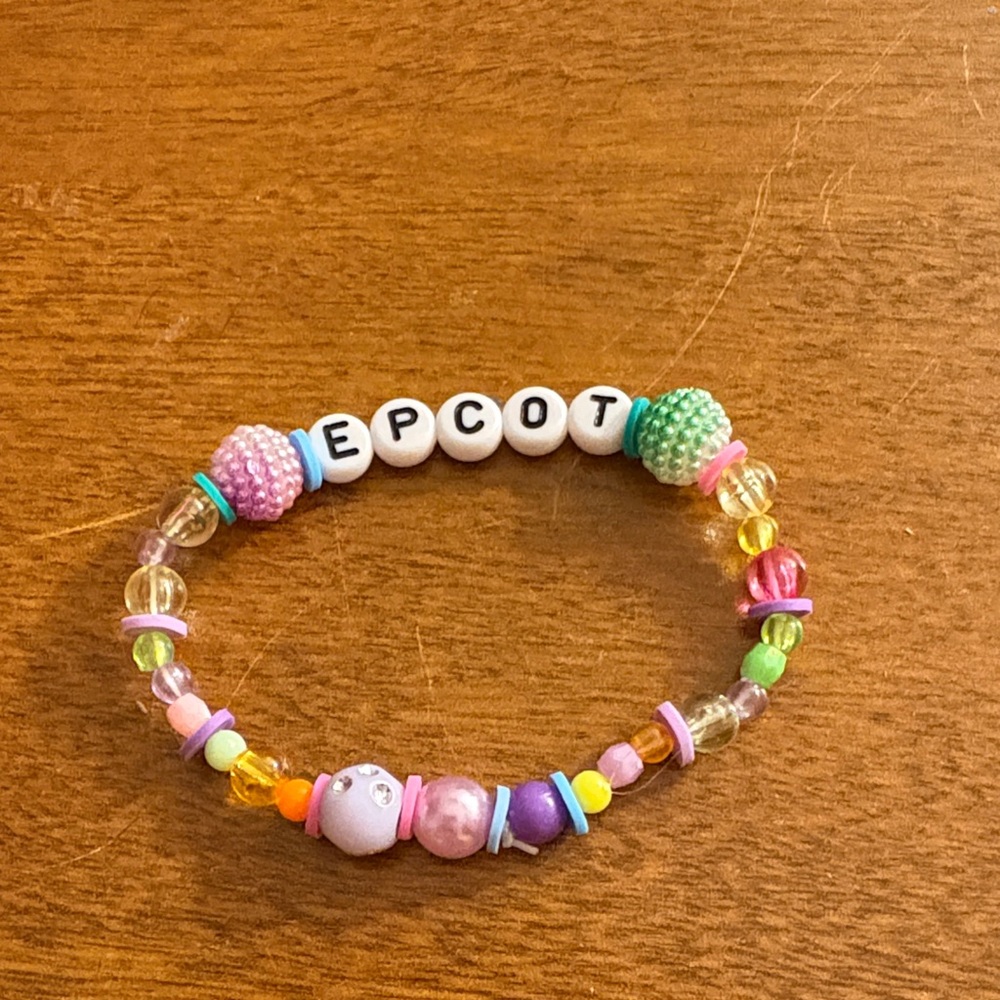 Disney Parks EPCOT “Beacons of Magic” Inspired Beaded Friendship Bracelet|